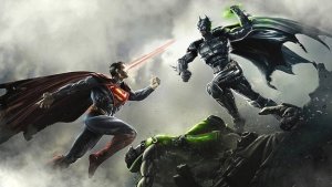 Epice Superman Batman Battle Cool Effects Injustice Video Game